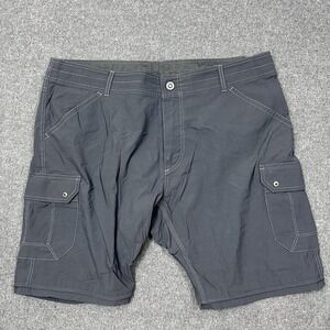 Kühl Men's Cargo Shorts 40x12 Gray Outdoor Utility Hiking Pocket Work